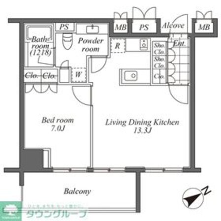 オーパスレジデンス恵比寿の物件間取画像